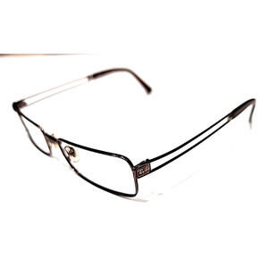 Ray Ban RB6104 2511 Brown Metal Rectangle Eyeglasses Frame 53-17 140